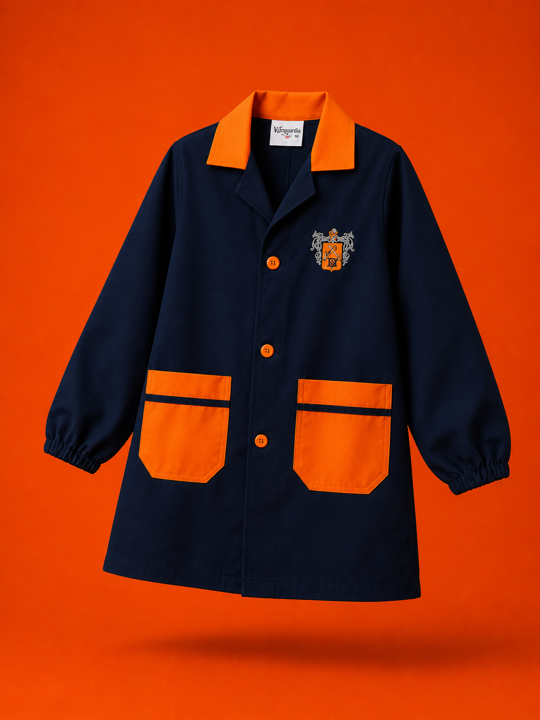 Delantal azul Preschool